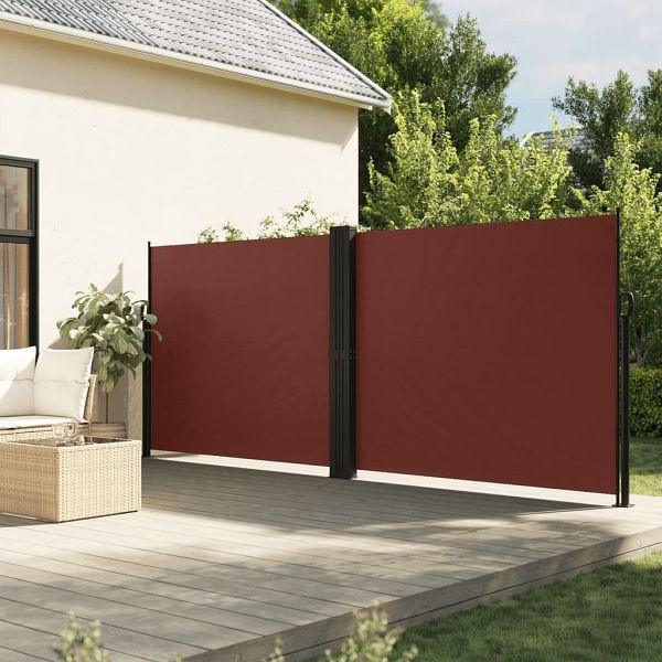vidaXL Seitenmarkise Ausziehbar Braun 180x600 cm, 4004644