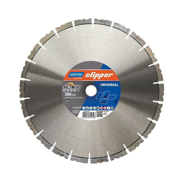 Norton Clipper Scheibe Pro Uni Silencio Ø230x22,23 Diamantscheiben 230x22.23m, 70184608410