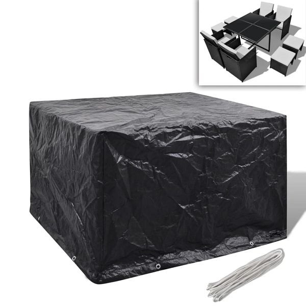 vidaXL Gartenmöbel-Abdeckung 8 Ösen 113x113x73 cm, 41637