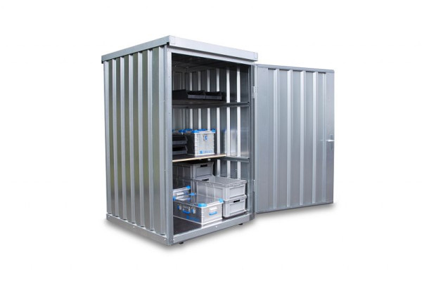 FLADAFI Magazinbox MB 8, verzinkt, montiert, mit Boden, 1.420 x 1.490 x 2.195 mm, F2652-F911