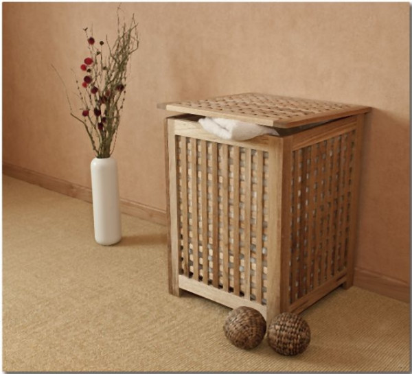 Metra Wäschetruhe, Walnussholz, 10020, 4250417700208