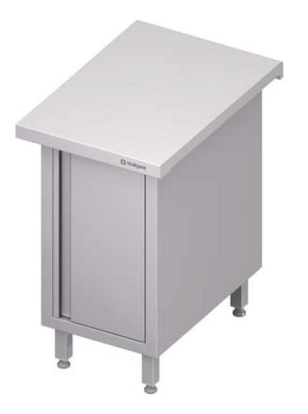 Stalgast Neutralausgabe "Free Flow" mit Flügeltüren 900x735x880 mm Edelstahlabdeckung, FF09123