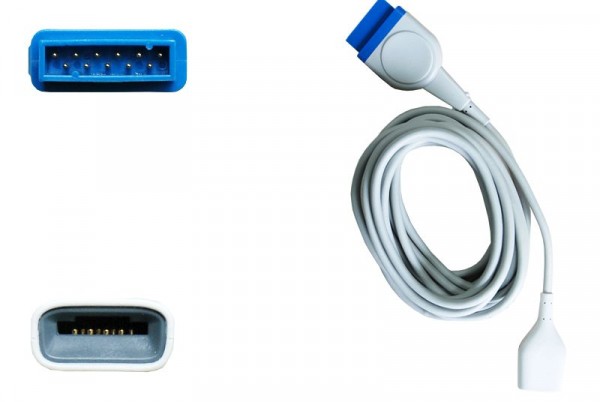 GE Healthcare SpO²-Adapterkabel, Original GE Corom./Marquette auf Masimo RDSET, RD-12-GE