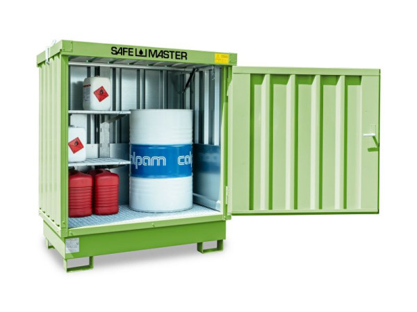 SÄBU SAFE Master SM 2, verzinkt (Außenaufstellung), Mit permanenter Eigenbelüftung, 1.420 x 1.080 x 1.685 mm, F8601-F911