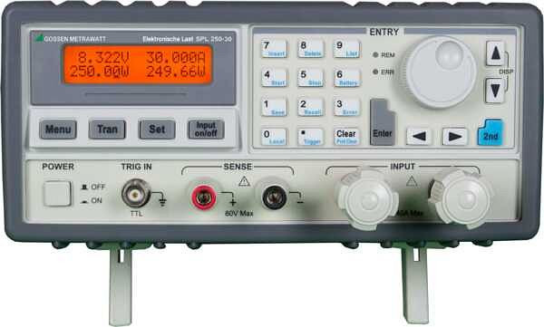 Gossen Metrawatt Programmierbare elektronische Lasten 250W, 80V, 30A, K852A
