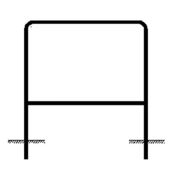 Stein HGS Rohrrahmen Typ 12, 1750 mm, 250x1500 mm, 40223
