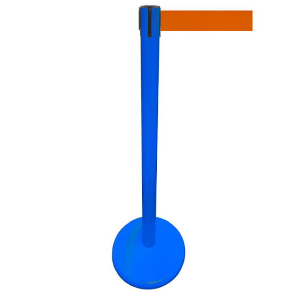 Stein HGS Personenleitsystem -P-LINE Future-, Metall/ blau, orange, mit magnetischem Gurtendstück, 12793-2204