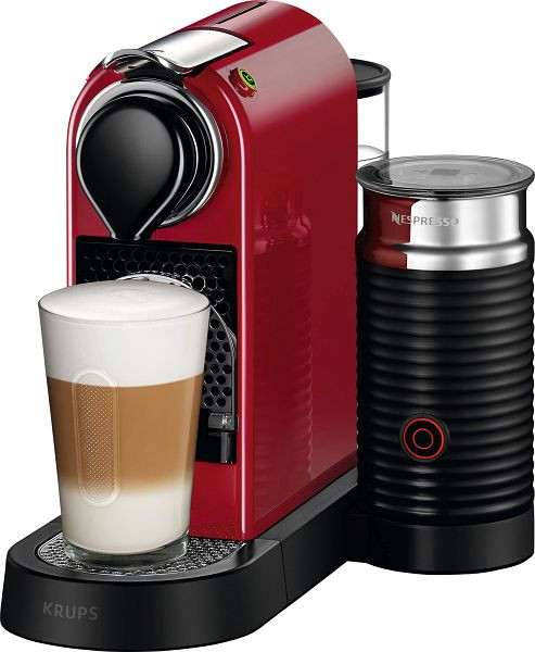 Krups Nespressoautomat "CitiZMilk" XN 7615, cherry rot, XN7615