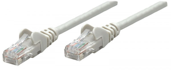 INTELLINET Netzwerkkabel, Cat5e, F/UTP, CCA, RJ45-Stecker/RJ45-Stecker, 1,5 m, grau, 737364