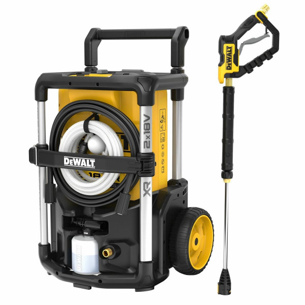 DeWalt 2x 18 Volt Akku-Hochdruckreiniger (bürstenlos) - Basisversion, DCMPW1600N-XJ