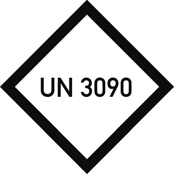 Moedel Gefahrzettel mit individueller UN-Nummer, Folie, 50x50 mm, VE: 15 Stück/Bogen, 93879