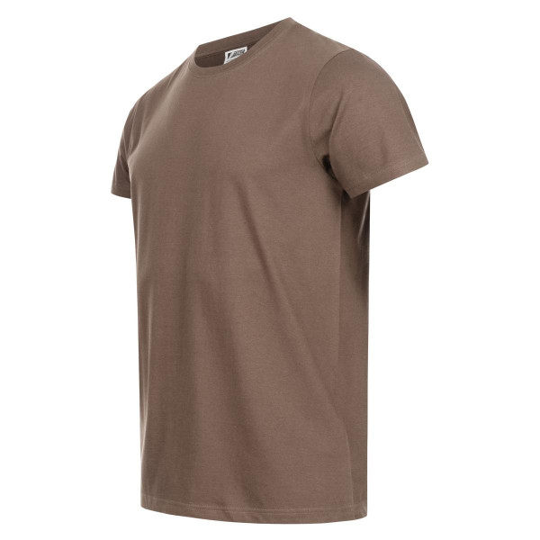 NITRAS MOTION TEX LIGHT, T-Shirt, vorgewaschen, Rundhals, ohne Seitennaht, Größe: 2XL, Farbe: braun, VE: 100 Stück, 7004-5000-2XL