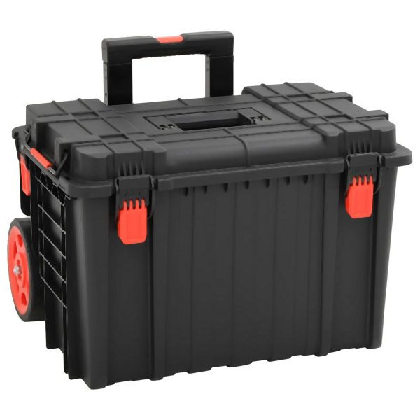 vidaXL Koffer für Flugreise Tragbar Schwarz 56,5x45,5x48 cm PP, 4007260