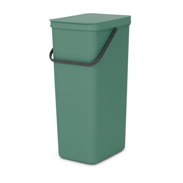 STEIN HGS Abfallsammler Sort & Go, tannengrün, Gesamthöhe 620 mm, 40 Liter, 83478.0024