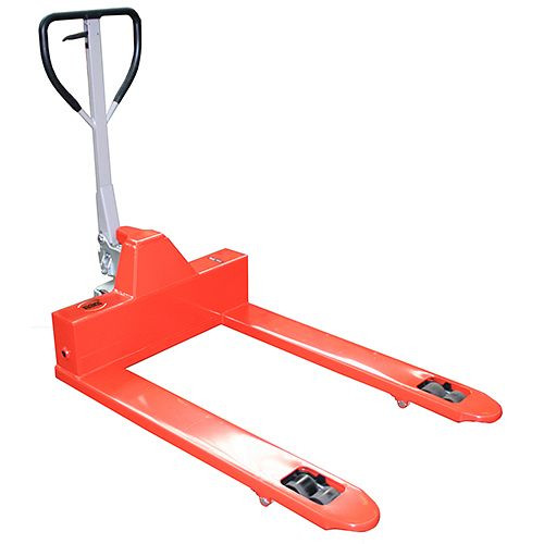 Schefer Gabelhubwagen 2000 kg - 1150 mm PREMIUM für breite Sonderpaletten, Gabelweite: 530, 1101020RTP