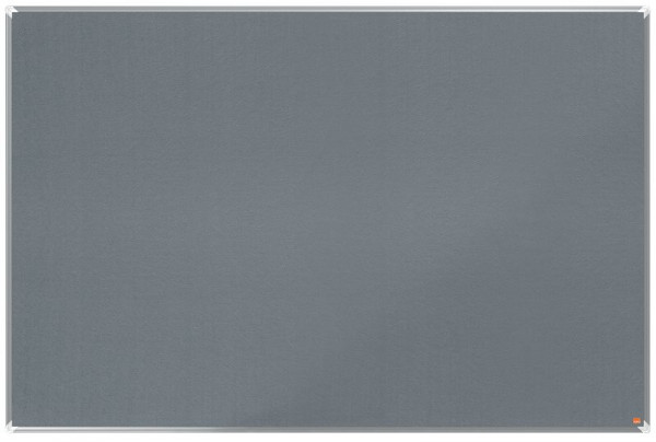 Nobo Premium Plus Filz-Notiztafel 120 x 180 cm, Farbe: Grau, 1915199