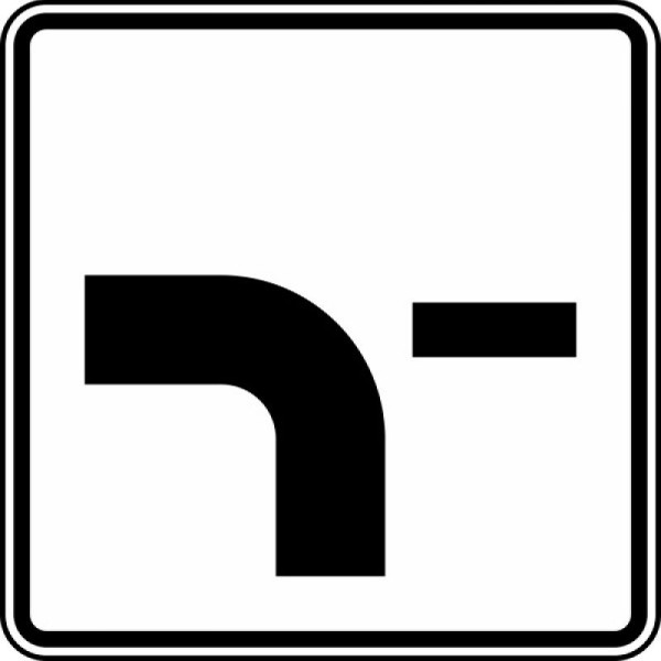 Stein HGS Verlauf der Vorfahrtstraße Nr. 1002-13, 600x600mm /RA2/Flachform 2mm, 1002-13-221