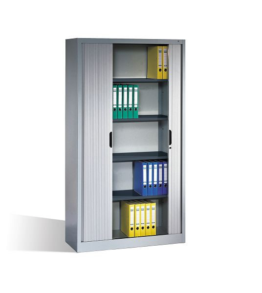 C+P Rollladenschrank Omnispace, H1980xB1000xT420mm, Farbe: Lichtgrau, Griffmulde, 5 OH, 3202-00 S10231