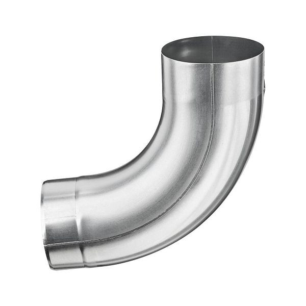 Grömo Zink-Rohrbogen 85Grad, 120mm, mit Einzug 62211, 106467