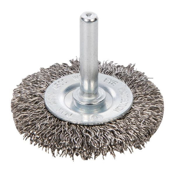 Silverline Edelstahl-Scheibenbürste, gewellt, 50 mm, 828396