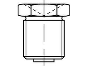 Trichter-Schmiernippel DIN 3405 Stahl AM 8 x 1 galvanisch verzinkt VE=S (100 Stück)