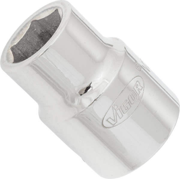 VIGOR Steckschlüsseleinsatz, Vierkant hohl 20 mm (3/4 Zoll), Außen-Sechskant Profil, 19 mm, V2323N