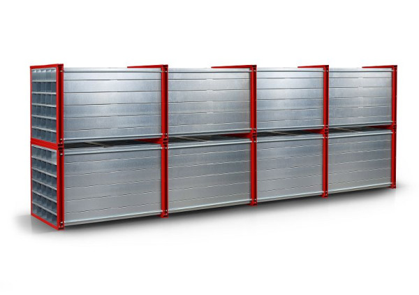 RR Industrietechnik Wabenregal Typ RWR-12/6 RAL 3000, 130200177