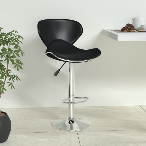 vidaXL Barhocker Schwarz Kunstleder, 335130, 8720286535103