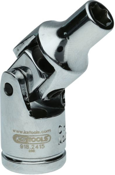 KS Tools 1/4" TX-E-Gelenk-Stecknuss, E6, 918.2415, 4042146867839