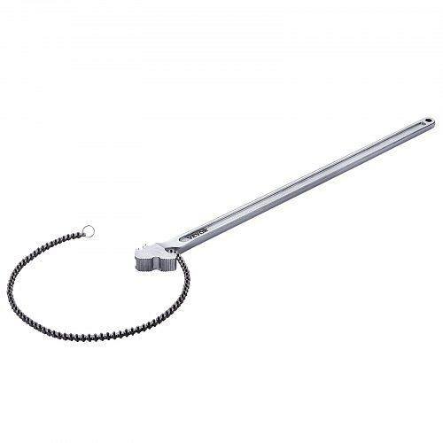 VEVOR 48 Zoll Kettenschlüssel, 13,4 Zoll Kapazität, CRV umkehrbar, hochfeste Backe, ergonomisch, für Rohrinstallation, GQBSLT48INCHG4URHV0