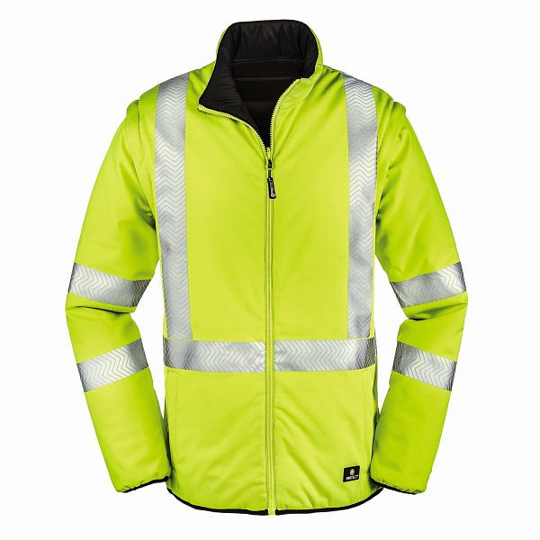4PROTECT Warnschutz-Softshellwendejacke RENO, Größe: 3XL, 3418-3XL