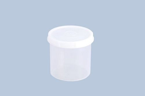 DENIOS Schraubdose 500 ml, aus PP, rund, transparent, mit Deckel, lebensmittelgeeignet, VE: 14 Stück, 308398