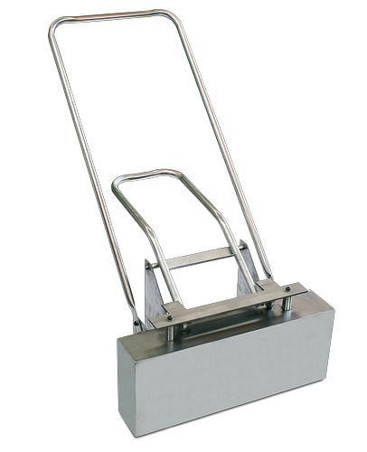 DENIOS Magnet-Kehrmaschine aus Edelstahl, Werkstoff: Edelstahl, 257417