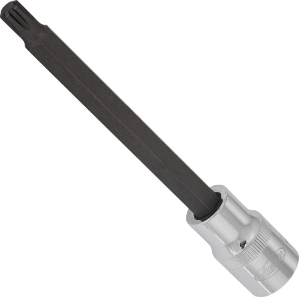 VIGOR RIBE Schraubendreher-Einsatz, Vierkant hohl 12,5 mm (1/2 Zoll), Innen Keilprofil Ribe-CV, M8, Länge: 140 mm, V2220