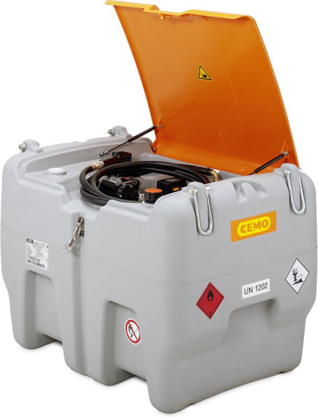 Cemo DT-Mobil Easy 470 l mit Elektropumpe 18 V, mit CAS-Akku 4 Ah und Ladegerät, 11921