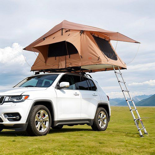 VEVOR Dachzelt Hartschale 2-3 Personen Wasserdicht für Jeep SUV Truck Klappbar, CDZPZDKZDKX0DCT4YV9