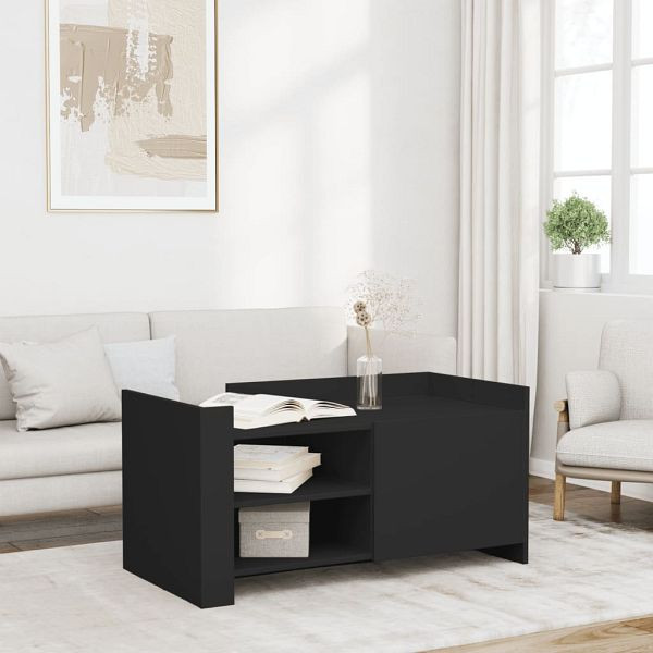 vidaXL Couchtisch Schwarz 100x50x50 cm Holzwerkstoff, 848361
