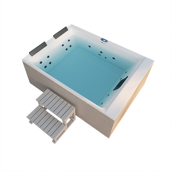 HOME DELUXE Outdoor Whirlpool NIMBUS ohne Treppe und Thermoabdeckung, 60997
