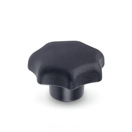 Ganter Sterngriffe mit Edelstahlbuchse (DIN 6336-KT-63-M10-K-NI), VE: 25 Stück, 6336-KT-63-M10-K-NI