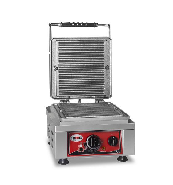 GMG Waffeleisen Churo, 1x (10 x 21cm x 2 x 1cm / 2cm), 50° bis 300°C feste Backplatte aus Gusseisen, umlaufende Fettfangrinne, KGW-08