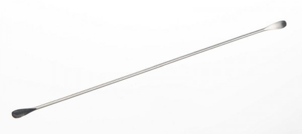 Bochem Doppelspatel-Löffelform, rund, gebogen, 18/10 Stahl, LxB=130x5mm, Typ Mikrolöffel, 3180