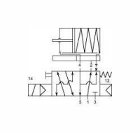 Vorschau: Riegler 3/2-5/2-Wegeventil mit Lochbild NAMUR, mit Luftfeder, 103653 Vorschau: Riegler 3/2-5/2-Wegeventil mit Lochbild NAMUR, mit Luftfeder, 103653