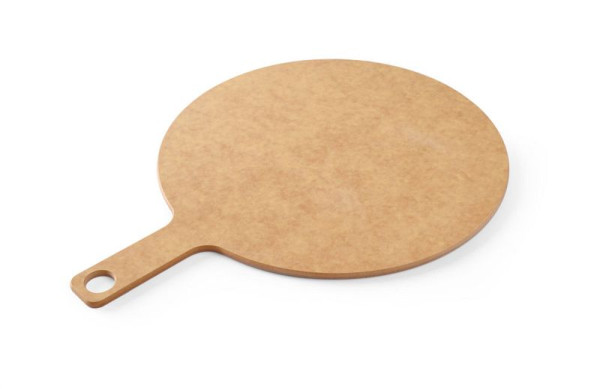 Hendi Pizzabrett mit Griff, ØxH: 305x6 mm, Holz, 505533