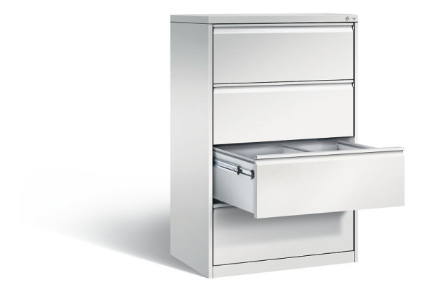 C+P Hängeregistraturschrank Acurado, H1357xB787xT590mm, Farbe: Lichtgrau, Griffleiste, 12934-312 S10000