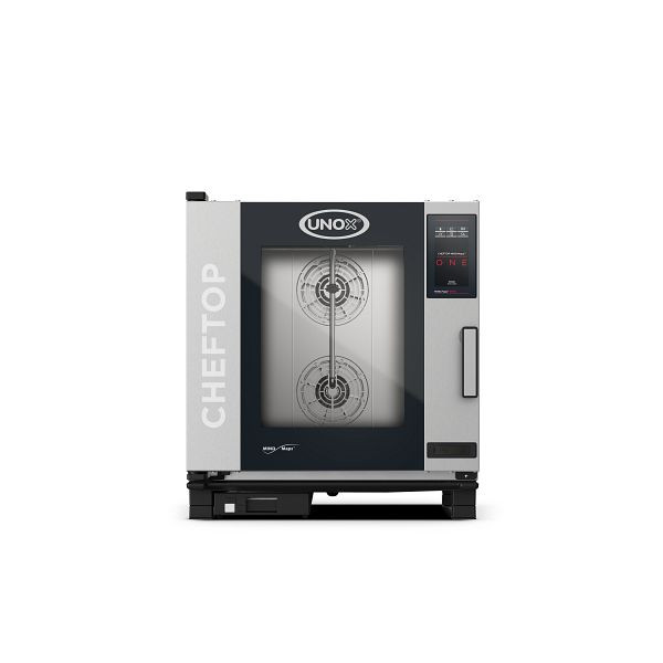 UNOX CHEFTOP MIND.Maps ONE Professioneller Countertop-Ofen 7 Einschübe GN 1/1 Elektrisch Türöffnung rechts, XEVC-0711-E1RM