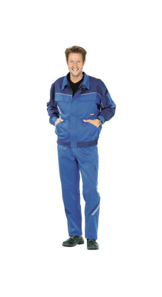 Planam Highline Bundjacke, kornblumenblau/marine/zink, Größe 60, 2310060
