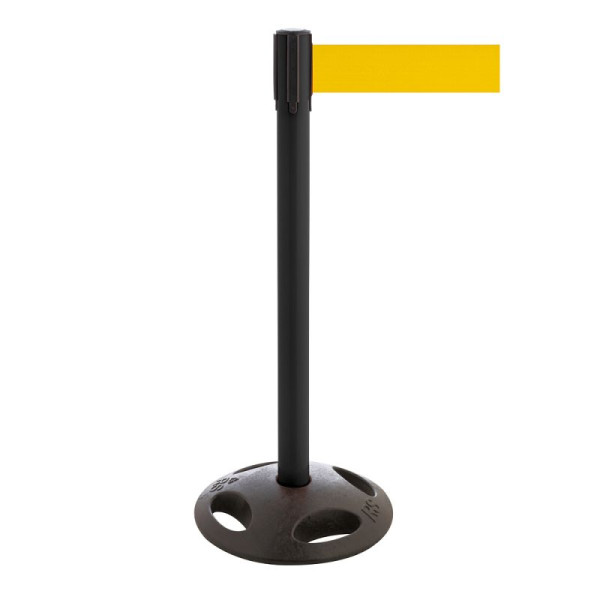 Stein HGS Personenleitsystem -P-Line Maxi-, schwarz, signalgelb, mit Gurtendstück (Standard), 34175j-1202