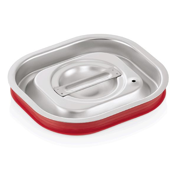 WAS GN 70 GN Deckel 1/6, mit unterseitiger Silikondichtung, 7016004
