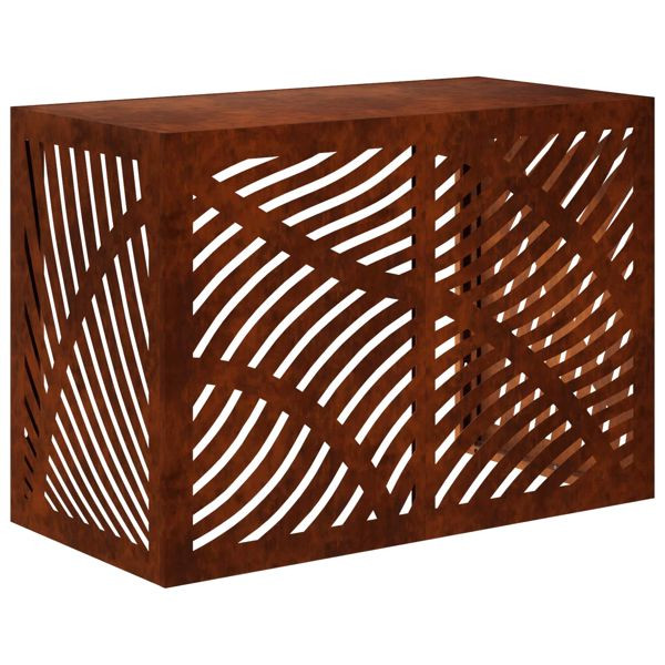vidaXL Klimaanlagenabdeckung Rostoptik 100 x 50 x 70 cm, 8014107