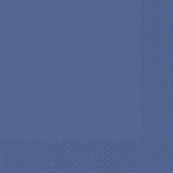 ATELIER Serviette Zelltuch, 25 x 25 cm, uni royalblau, 20 Stück, 1019-0010